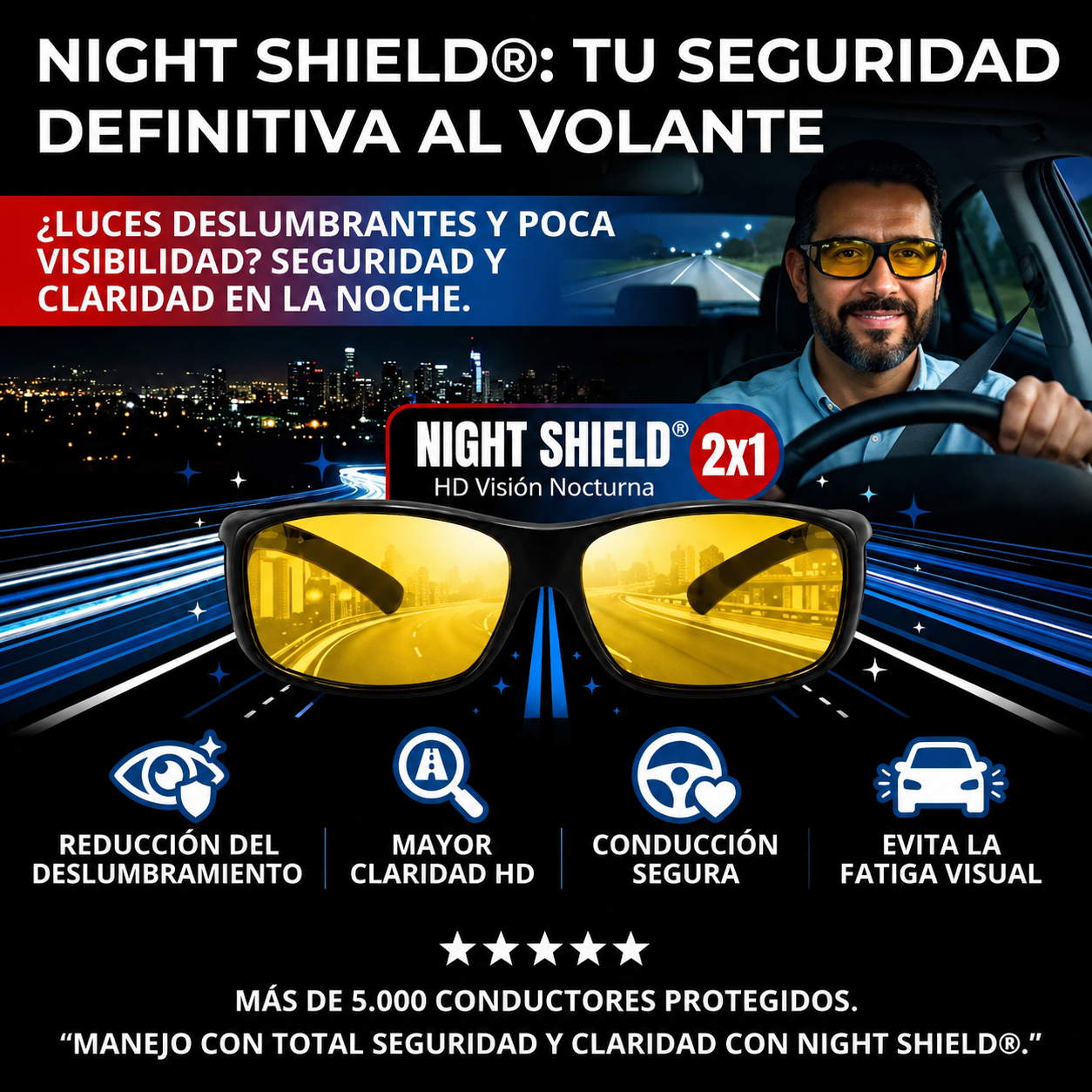 Paga 1 y lleva 2 en Gafas de conducción Ultra HD 🕶️